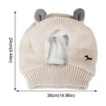 thumbnail image 2 of Silent Dog Earmuffs Noise Knitted Dog Hats Pet Ears Warm Winter Hats Clothing Construction Hat for Dogs Dog Girl Birthday Dog Chef Outfit Dog 1st Birthday Girl Dog Birthday Cake Dog for Medium Dogs, 2 of 7