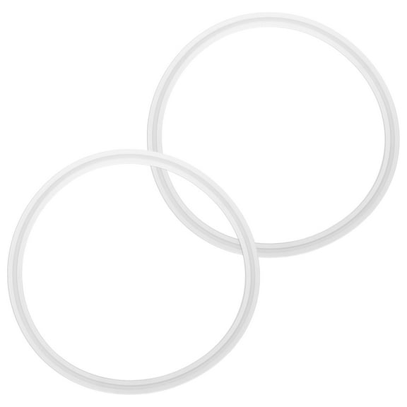 Uxcell 2-Pack Silicone O-Rings Gasket 5.8 in/147.2mm O-Rings Seal Gasket Fits for OD 6.6 in/167mm Sanitary Pipe Weld Ferrule White