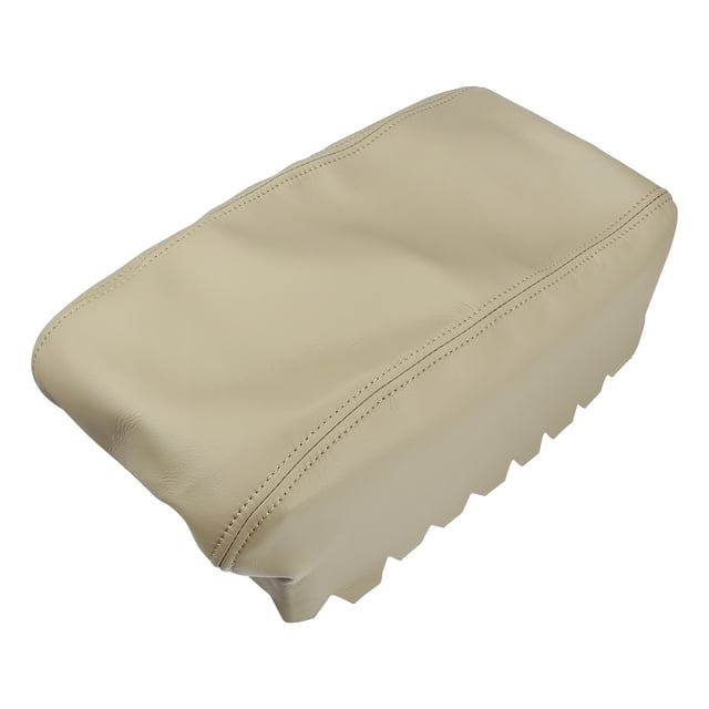 Unique Bargains Microfiber Leather Armrest Protector Cover Pad Replacement for Jeep Grand Cherokee 2011-2017 Beige