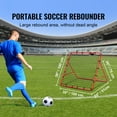 thumbnail image 6 of KFFKFF Portable Football Training Gifts 39"x39"Soccer Rebounder Net Kick-Back, 6 of 9