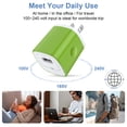 thumbnail image 6 of Fast Charger USB Wall Charger Type C Charger with 6FT Type C Cable Fast Charging Android Charger, USB C Charging Cable USB Cables for Samsung Galaxy, Android, Green, 6 of 7