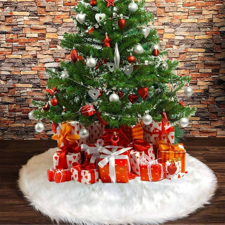 Fluffy tree skirt hot sale