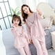 thumbnail image 3 of Pijamas de algodón de manga larga para niñas y niños, ropa de dormir para niñas, conjuntos de Pijamas para adolescentes, trajes de noche para niños, 3 of 4