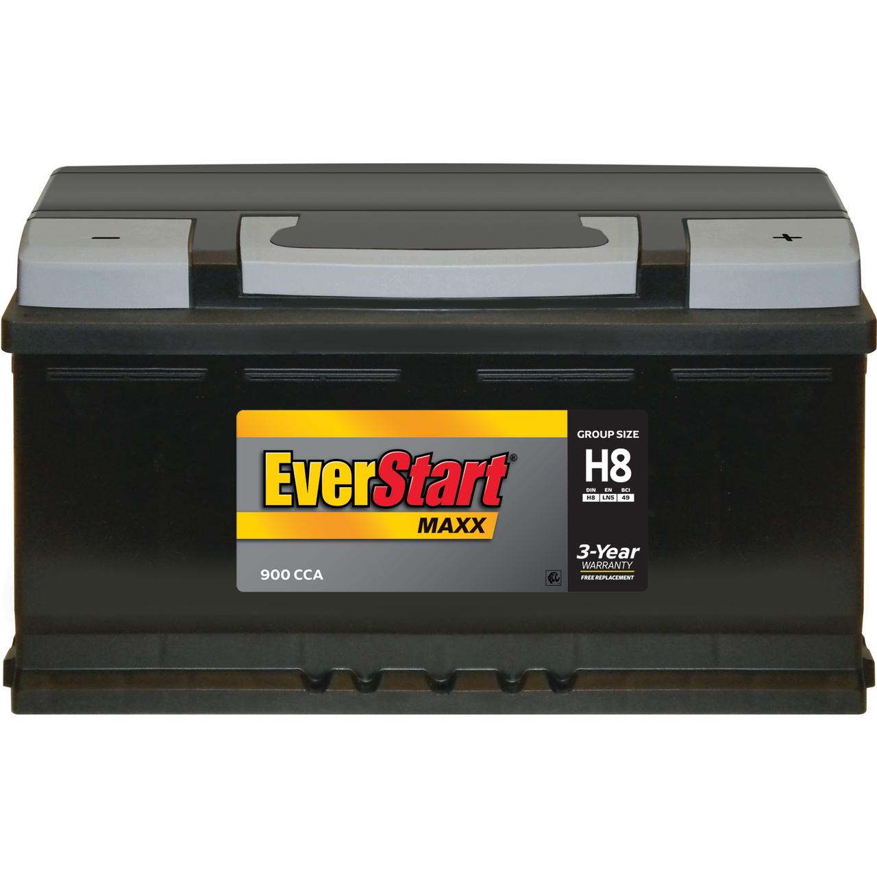 EverStart Maxx Lead Acid Automotive Battery, Group Size H8 / LN5 / 49 12 Volt, 900 CCA - image 3 of 7