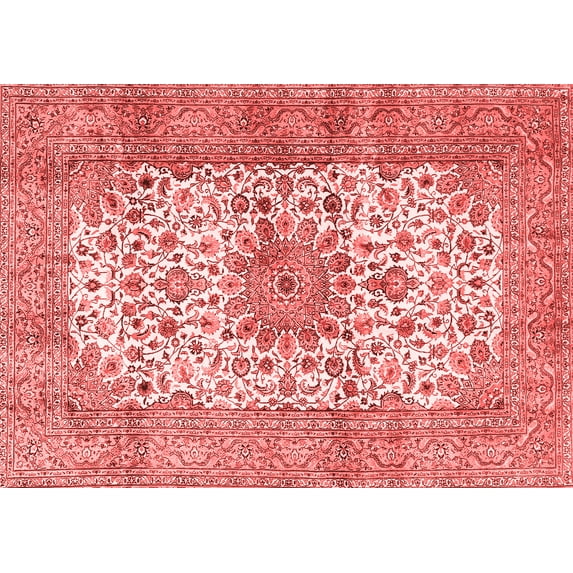 Ahgly Company Indoor Rectangle Persian Red Traditional Area Rugs, 7' x 9'