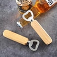 thumbnail image 3 of 8 Pieces Wooden Handle Beer Bottle Opener, Bottle Opener with Wooden Handle, Beer Bottle Opener with Wooden Handle, for Home, Kitchen, Bar, Gift, 3 of 5