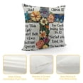 thumbnail image 4 of YINGXI for Women Religious Scripture for Women Inspirational with Bible Verse Acrylic Flannel Pillow Case Cushion Cover 20x20in, 4 of 5