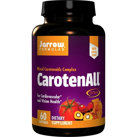 Jarrow Formulas CarotenALL, For Cardiovascular, Vision and Prostate Health, 60 (Best Natural Prostate Formula)