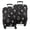 Black Sun Moon, variant on Purple Gothic Bat Pattern Luggage Cover Fashion Suitcase Cover Baggage Covers Fit 25-28 Inch Luggage (Go Travel)