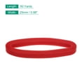 thumbnail image 2 of Uxcell 50 Yards Stiff Horsehair Braid 0.98 inch Wide Polyester Boning Sewing Wedding Dress Dance Red, 2 of 6