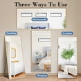thumbnail image 4 of CONCETTA 71"x32" Rectangle Full Length Mirror, Full Body Standing Mirror Floor Mirrors,Gold, 4 of 7