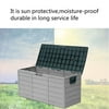 Weather Resistant Deck Box Storage Cabinet Shed Bin Container Organizer