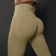thumbnail image 4 of MKLEKYY Leggings deportivos para mujer, nuevos pantalones de yoga ajustados de punto sin costuras color melocotón para mujer, cintura alta y pantalones para correr y fitness 5050, 4 of 4