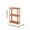 Orange, variant on VWRXBZ Kitchen Shelf, 27.69 Inch Slim Rolling Storage Cart Three Layer Narrow Type Practical Rack with Wheels Shelf for Kitchen Bathroom Laundry Pantry Small Spaces Shelf Organizer