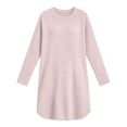 thumbnail image 4 of Vmberlty Women's Fall Winter Dresses Solid Color Ribbed Long Sleeve Midi Dresses Casual Outfits for Home and Party Occasions, 4 of 7
