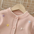 thumbnail image 6 of Fall Outfits Girls Girls Sweater Set Knit Cardigan With Skirt 2 Piece Outfit Toddler Girls Clothes Pink 9 Years-10 Years, 6 of 7
