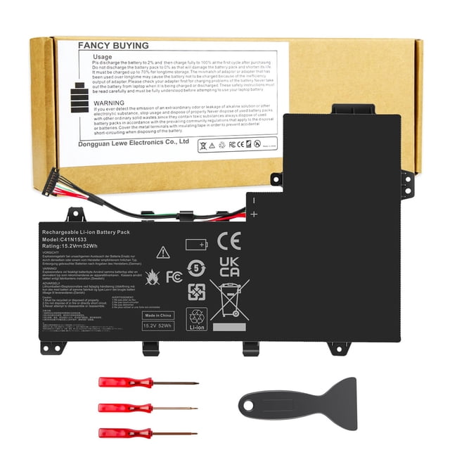 Batería para Laptop Fancy Buying C41N1533 15.2V 52Wh Li-ion