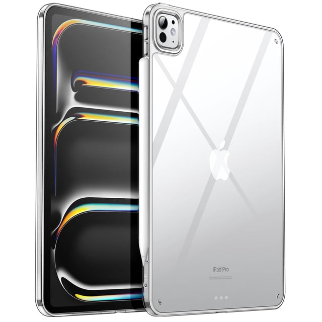 Funda JeTech Clear para iPad Pro 11 M4 2024 antiamarilleo