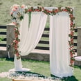 thumbnail image 3 of Topboutique Artificial Flower Garland,5 Pcs 40ft Fake Pink Roses Vines,Silk Flowers Hanging Rose Ivy Garland,Faux Plastic Flower Vines with Green Leaves for Home Wedding Party GardenDecor,8ft/Pc, 3 of 7