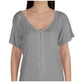 thumbnail image 6 of Inkmeso Plain Swing Dress Knee Length Cotton Jersey Basic Dress w/ Patch Pocket, 6 of 7
