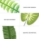 thumbnail image 3 of KAKOWELY 63 piezas de decoraciones de hojas de palmera de simulación, adornos de plantas verdes de hojas tropicales, 3 of 5