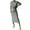 Grey, variant on MDUKONU Women's 2 Piece Sweater Sets Outfits Knit Vest Pullover Bodycon Maxi Skirts Loungewear M White
