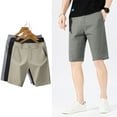 thumbnail image 6 of HAOYUNL Mens Casual Cargo Shorts Cotton Stretch Summer Shorts Casual Athletic Five Pants with Pockets, 6 of 9