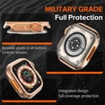 thumbnail image 3 of VeveXiao Designer Rugged Metal Case for Apple Watch Series 9 8 7 6 5 4 SE 45mm 44mm Protector Change to Ultra , Metal Case Bumper Protective Cover for iWatch Series 9 8 76 5 4 SE, 3 of 8