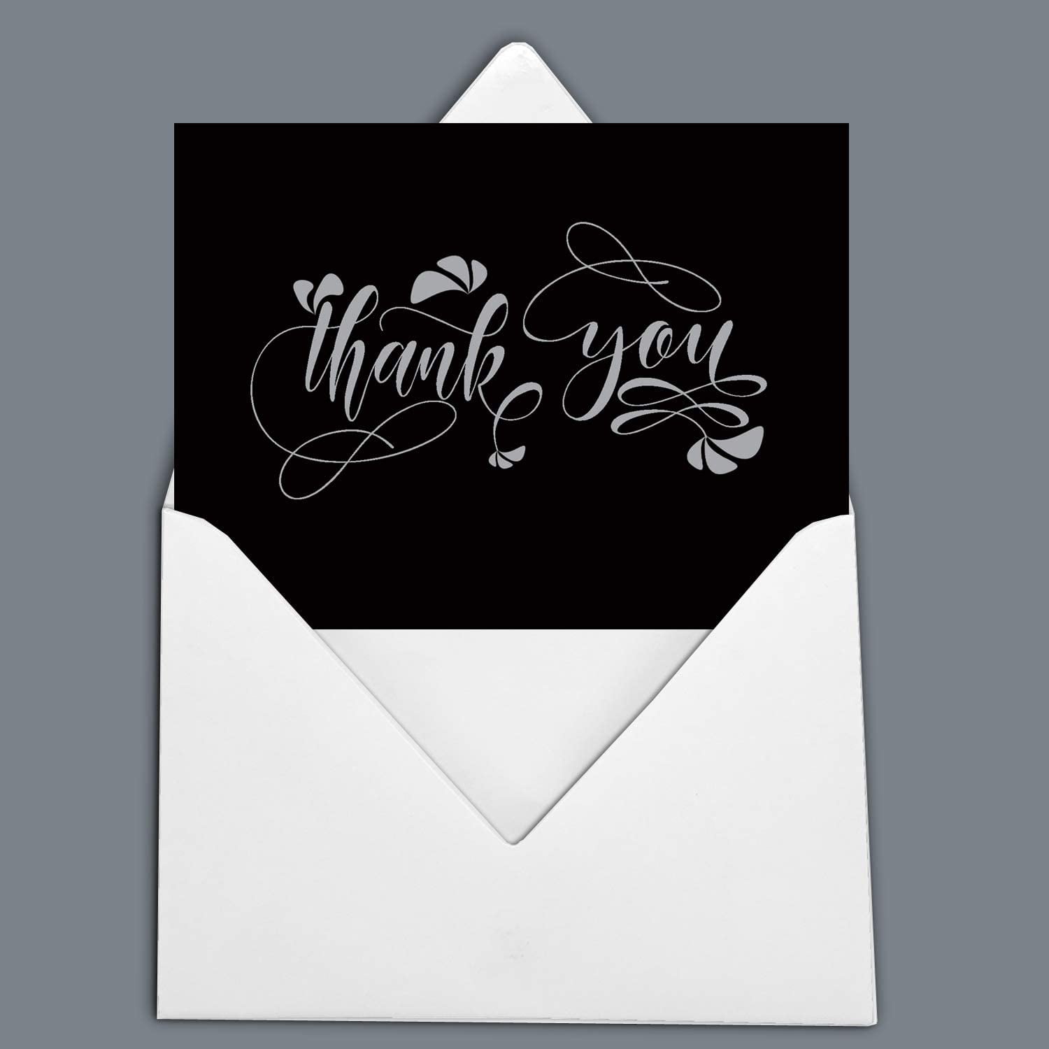 Floral Envelope Liners for Thank You Cards – Written Word Calligraphy and  Design