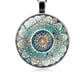thumbnail image 4 of Qarigey Colorido Yoga Meditación Datura Flores Tiempo Gema Colgante de cristal Collares Regalos de San Valentín Accesorios de moda Ropa, zapatos y accesorios Miscelánea plata, 4 of 6