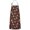 Brown Skull Rose, variant on Brown Skull Rose Pattern Apron-Garden Aprons for Women with Pockets-Cotton Linen Waterproof Kitchen Cooking Gardening Aprons Adjustable for Kitchen,Cooking,BBQ and Salon 33x27 Inch
