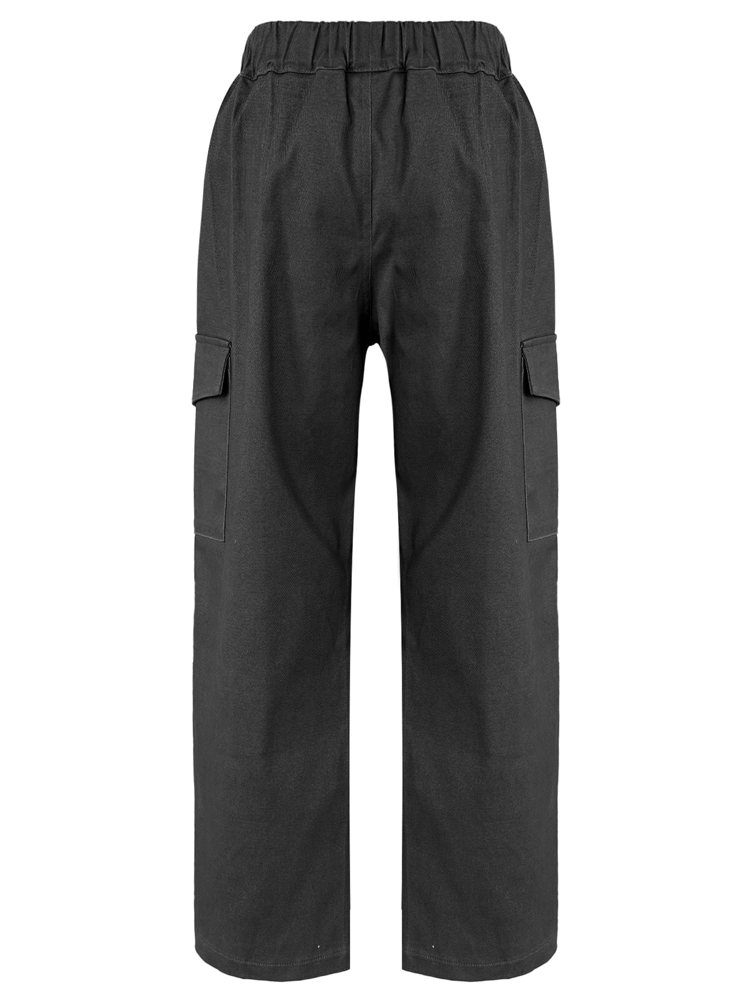 Ardene Denim Cargo Joggers in Black, Size, Polyester/Spandex/Cotton