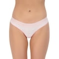 No Boundaries Womens Cotton Thong, 5 Pack, Panties, Womens Underwear