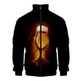 thumbnail image 3 of Chaqueta con estampado 3D de cerveza para hombre, ropa de calle moderna, abrigo de manga larga de gran tamaño, chaquetas con cremallera para exteriores, ropa Harajuku para niños, 3 of 5