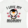 thumbnail image 4 of Inktastic I Love My Mommy with Cute Penguin and Hearts Girls Toddler T-Shirt, 4 of 5