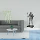 thumbnail image 2 of de pared decorativo con figura de caballero, estatua coleccionable, artesanía de arte, material de resina PVC, fácil de usar, ideal para dorm, 2 of 8