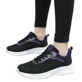 thumbnail image 3 of Sopiago Running Shoes for Women Women's Everly Knit Slip-On Comfort Athletic Walking Sneaker Purple,39, 3 of 6