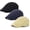 Black+navy+khaki, variant on 3Pcs Cotton Newsboy Hat for Men Cool Adjustable Flat Cap