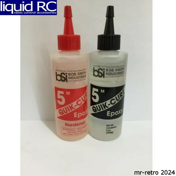 Bob Smith Industries 202 Quick-Cure 5 Min. Epoxy Glue 9 Ounce