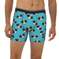 thumbnail image 2 of Men'S Boxer Briefs, Beagle Dog Puppy Cute Soft And Breathable Mens Underwear Boxer Briefs With Widen Waist, 2 of 2