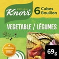 thumbnail image 1 of Knorr Vegetable Bouillon Cubes, Rich Broth Flavour, 69 g, Pack of 6, 1 of 8
