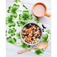 thumbnail image 3 of St Patrick's Day Kitchen Dish Towels for Drying Dishes Set of 3, Lucky Shamrock Leaf Plants Spring Green Waffle Weave Microfiber Hand Tea Bathroom Towels Quick Dry & Absorbent Towel 12x12, 3 of 7