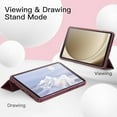 thumbnail image 6 of JETech Case for Samsung Galaxy Tab A9 8.7-Inch 2023, Soft TPU Tri-Fold Stand Protective Tablet Cover (Wine), 6 of 6