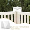 thumbnail image 3 of Minkissy 2Pack Tower-Style Fence Caps for Garden and Outdoor Use, 3 of 8