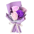 thumbnail image 3 of Mini ramo de flores de jabón, ramo de flores artificiales, regalo del Día de la madre, arreglo floral de flores de jabón de baño para fiesta de boda 15cm, 3 of 8