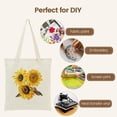 thumbnail image 3 of 8Pcs Tote Bag de Manta Cruda 40 X 35 cm Algodón,Paquetes de Bolsas Tote Bag De Manta Cruda 100% Algodon,Bolsa reutilizable de tela,Bolsas por mayoreo,Bolsas Tote Bag para pintar,Tote bags Ecológic (8), 3 of 5