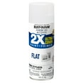 thumbnail image 4 of (2 pack) White, Rust-Oleum American Accents 2X Ultra Cover Flat Spray Paint-327868, 12 oz, 4 of 13
