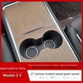 thumbnail image 1 of Aplicable a Tesla Tesla Y Central Control Rejuvenation Model 3/Y Adhesivo protector de película de TPU transparente con veta de madera y fibra de carbono, 1 of 4