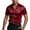 Red, variant on Yuhangmm Men Short Sleeve Dress Shirts Summer Satin Slim Fit Business Casual Fashion Top Purple XL