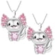 thumbnail image 2 of Collar con Dije de Ajolote High Monaco 2 Pzas Plata/Rosa MXAXO-002, 2 of 5